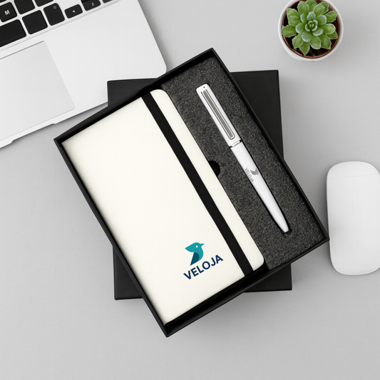 Executive Duo: Notebook and Pen Corporate Gift Set
