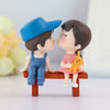 Sweet First Kiss Couple Miniature Figurine
