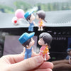 Sweet First Kiss Couple Miniature Figurine