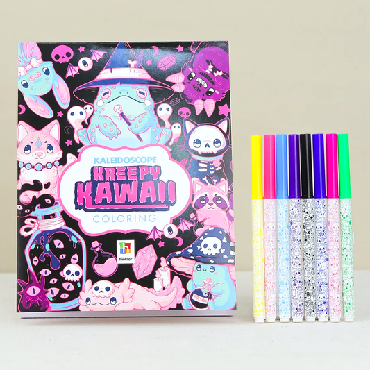 Kreepy Kawaii Coloring Kit With Marker