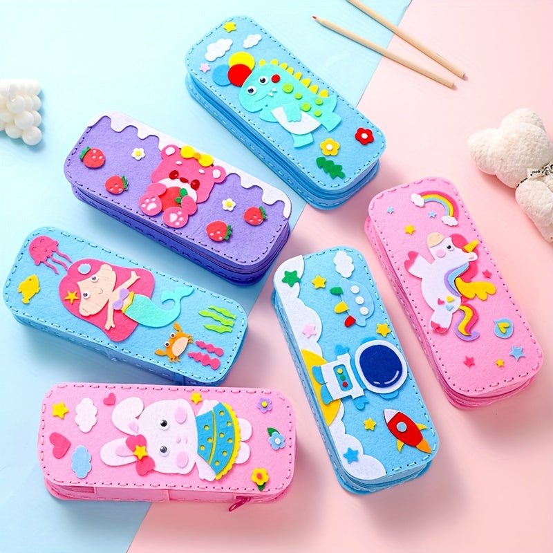 DIY Sewing Pencil Case Kit – Handmade Craft Set for Kids