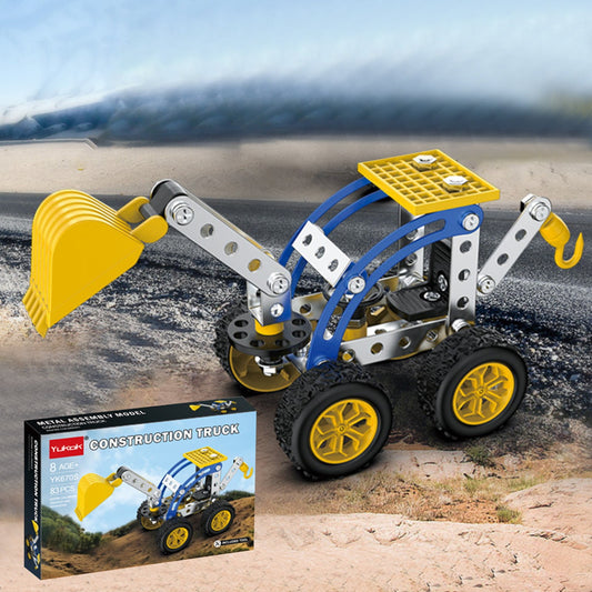 Build & Play DIY JCB Assembly STEM Construction Truck Model