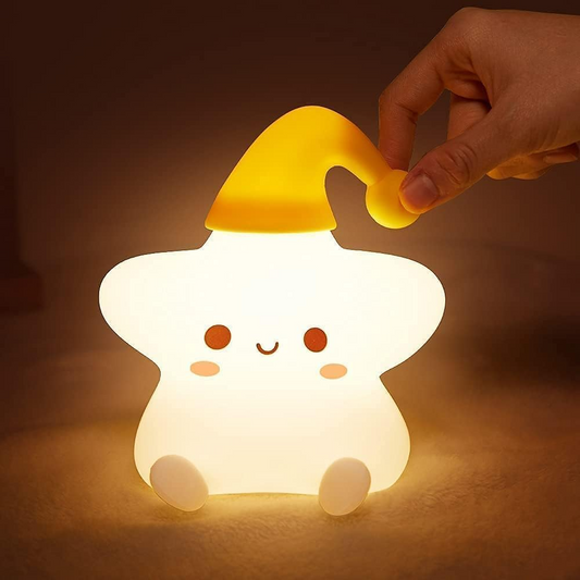 Soft Starry Glow Silicone LED Night Lamp