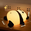 Cute Sleeping Panda Night Lamp – Soft Silicone Rechargeable