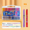 Rainbow Twist 48 Washable Crayon Set – Gift-Ready for Kids