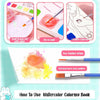 Kids Watercolor Coloring Book – 20 Page Fun Art