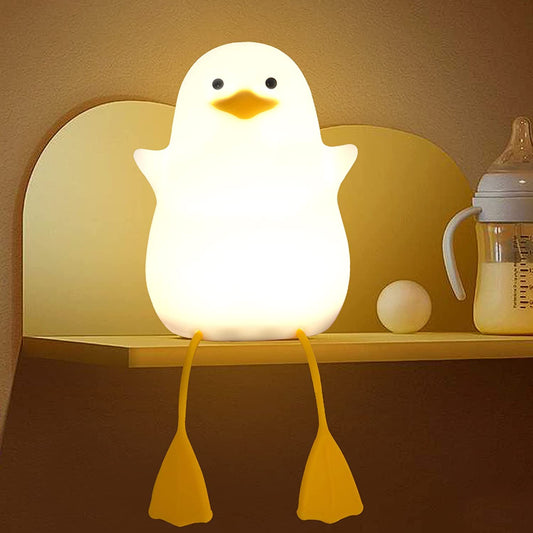 Soft Duck Silicone Glowing Night Light