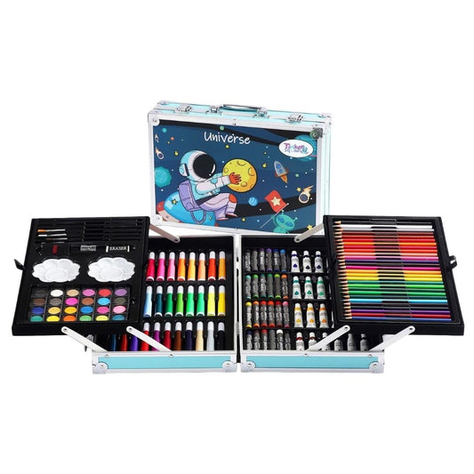 145-Piece Space Art Kit 🎨 – All-in-One Creative Suitcase