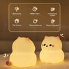 Guardian Kitty Silicone Night Lamp – Soft Glow Rechargeable