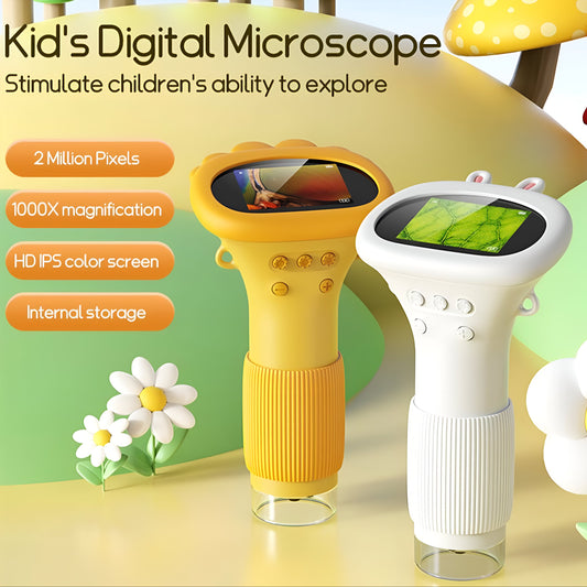 Explore the Micro World – 1000X Digital Zoom Microscope for Kids