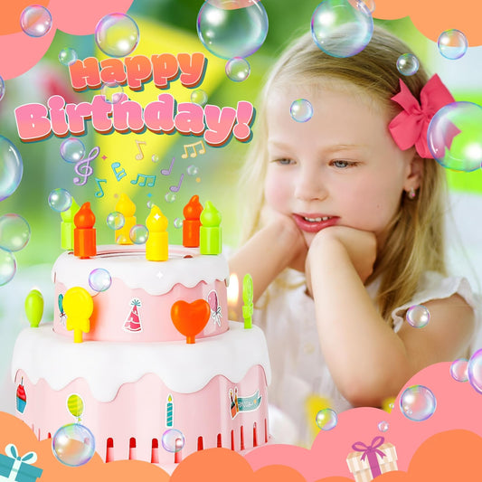 Magical Birthday Cake Automatic Bubble Machine
