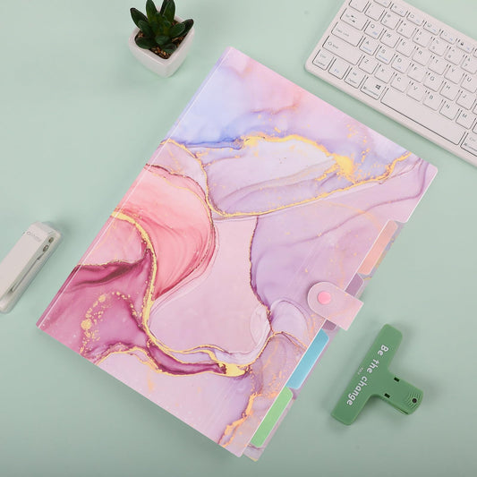 A4 Modern Marble Stylish File Folder