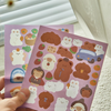 Cute Bear Deco Sticker Set