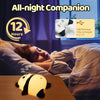 Cute Sleeping Panda Night Lamp – Soft Silicone Rechargeable