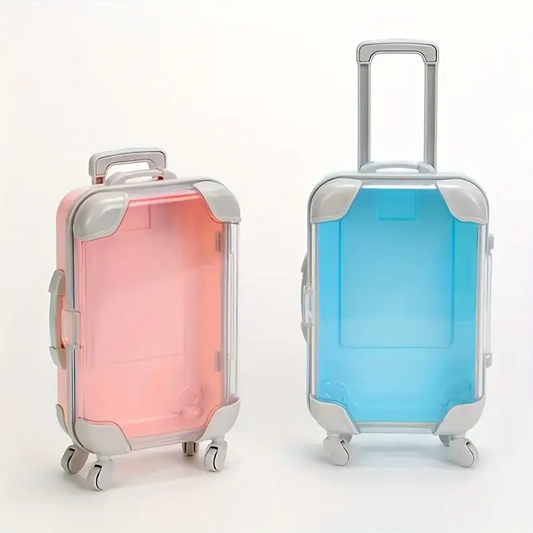 Compact Suitcase Mini Storage Box – Organize in Style!