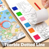 12-Page Watercolor Painting Book + Brush!