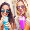 Magic Color Changing Reusable Sipper for Kids
