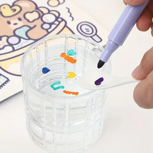 Magic Floating Ink Pen Set of 8 Color - Draw, Dip & Float