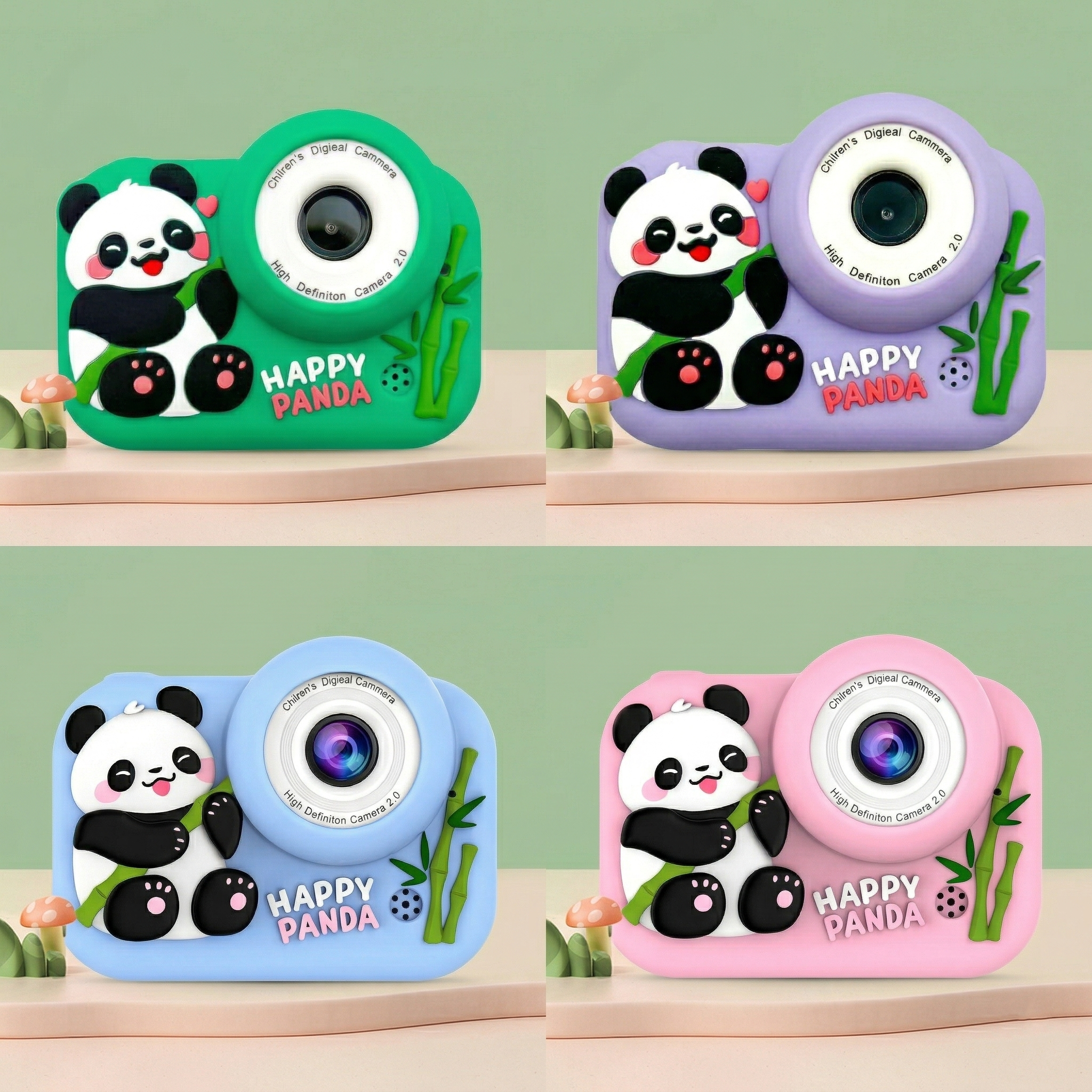 Panda Edition Dual-Lens Children's Digital Camera – Giftoo