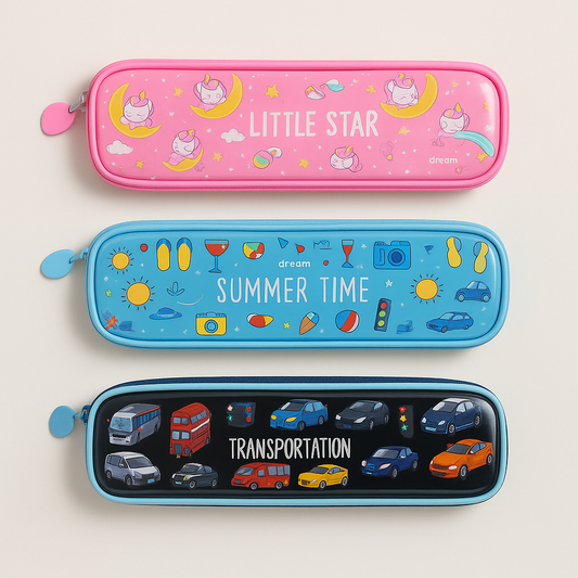 Cute Cartoon Stationery Pencil Pouch – Perfect for Kids