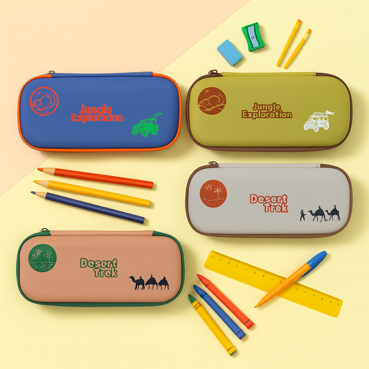 3D EVA Desert Trek & Jungle Exploration Pencil Pouch