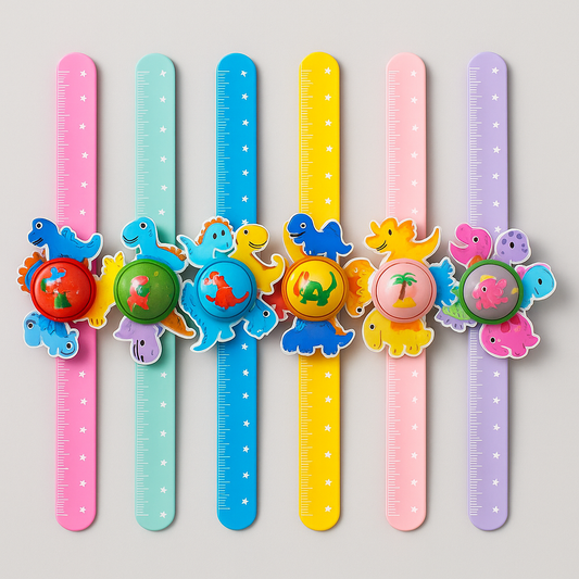 Dino Spinner Band ✨ Ruler + Fidget Fun