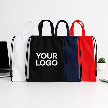 Stylish Logo-Friendly Drawstring Bag – Perfect for Corporate Gifting