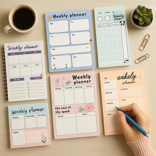 Plan Your Week - Weekly Planner NotePad