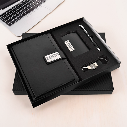 Luxury Black Diary Corporate Gift Set – Ideal for Business Gifting