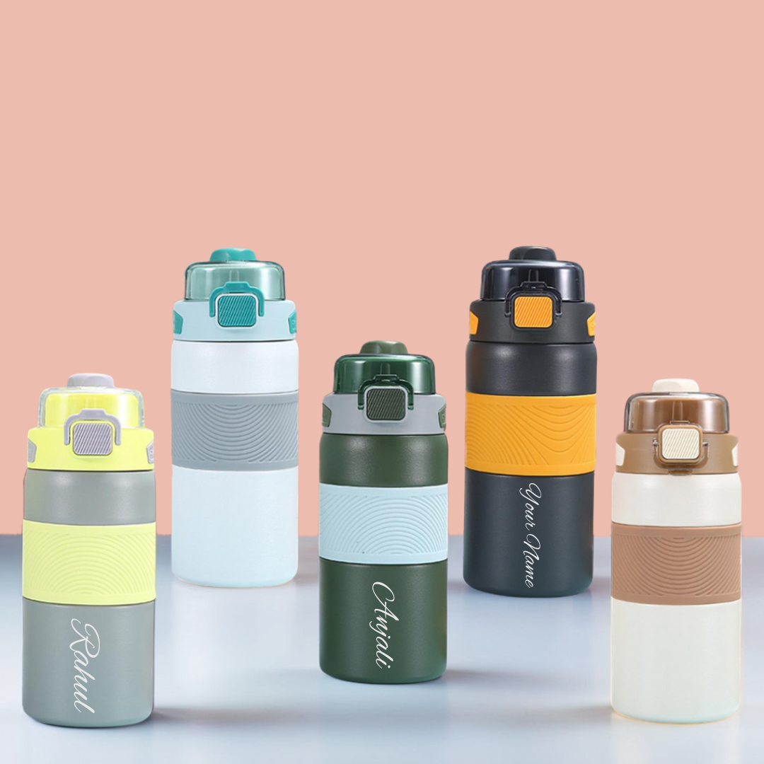 Hydrate in Style - Sports Stainless Steel Water Bottle 600ml – Giftoo