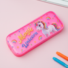 Kids Neon Transparent Pencil Pouch – Durable, Spacious & Stylish