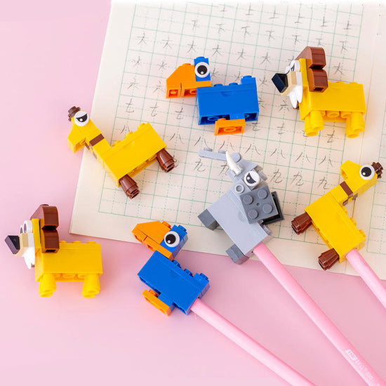 DIY Jungle Family Puzzle Pencil Sharpener – Fun animal design stationery toy