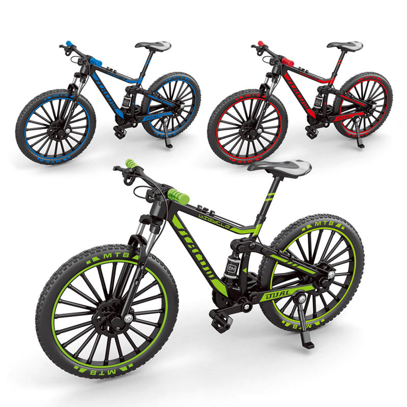Mini Downhill Bike Miniature Mountain Bike Toy Diy Bicycle Model