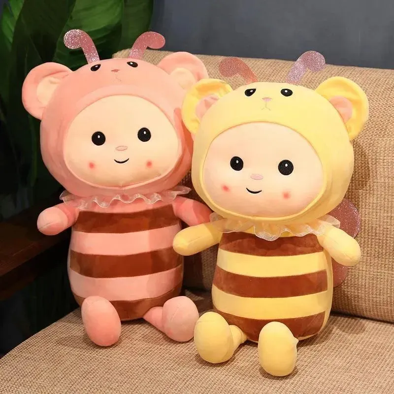 Happy Honey Hugger Soft Stuffed Plush Bee Toy