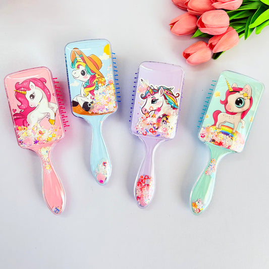 Unicorn Glitter Hair Brush/Comb