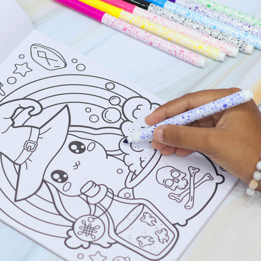 Kreepy Kawaii Coloring Kit With Marker