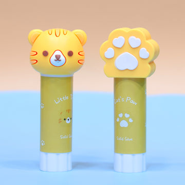 Little Tiger & Cat Paw Design Glue Stick