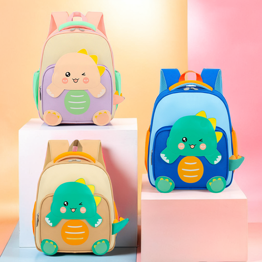 3D Dino School Bag For Young Champs