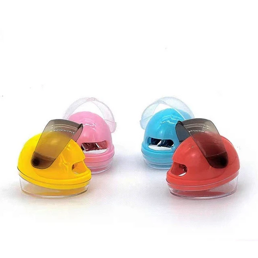 Cute Mini Biker Helmet Pencil Sharpener