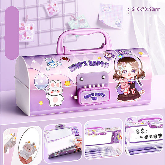 Nini’s Happy Password Lock Pencil Case – Secure & Stylish