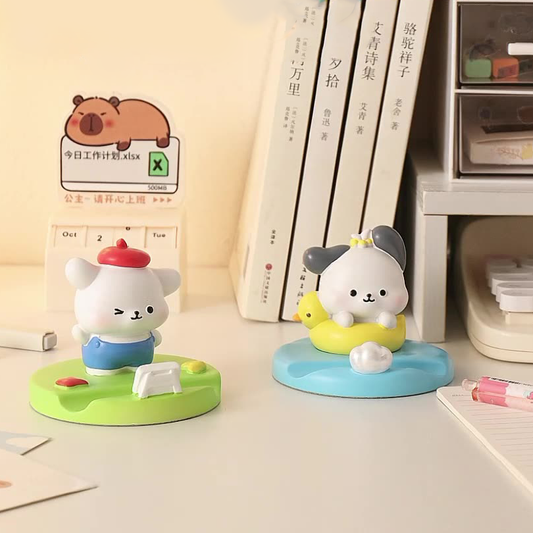Handmade Duck BFF phone holder with yellow float ring