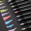 Metallic Brush Pens – 12 Vibrant Shades for DIY Magic