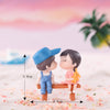 Sweet First Kiss Couple Miniature Figurine