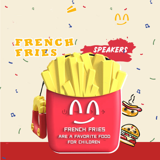 French Fries Bluetooth Speaker – Mini Wireless Bass Stereo, Portable & Fun