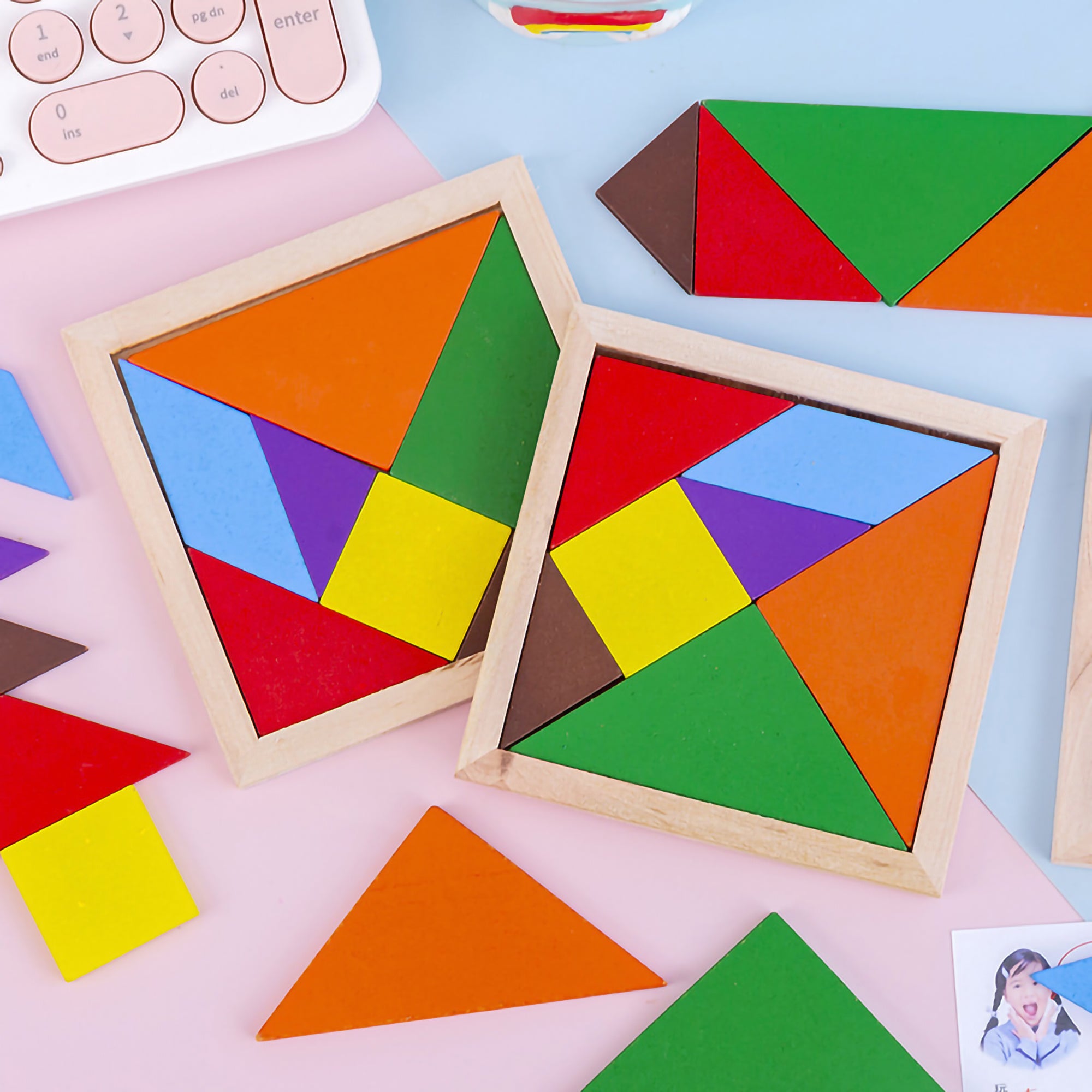 Wooden Educational Puzzle / Tangram – Giftoo