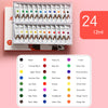 Vibrant Artist 24-Color Watercolor Tube Paint Set (12ml Tubes)
