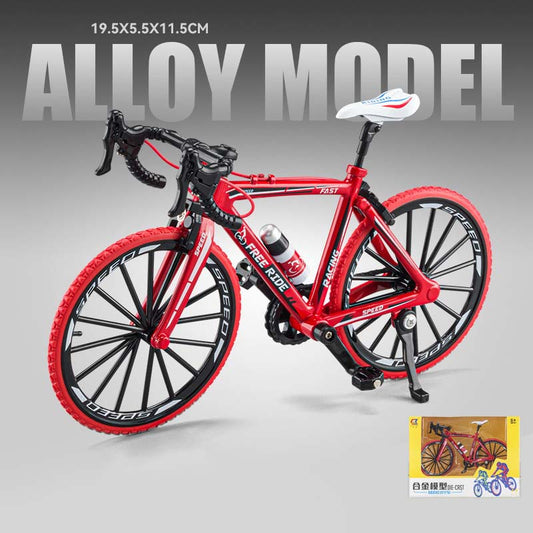 Alloy Diecast Bicycle Model | Race-Inspired Modern Desk & Home Decor | Toy