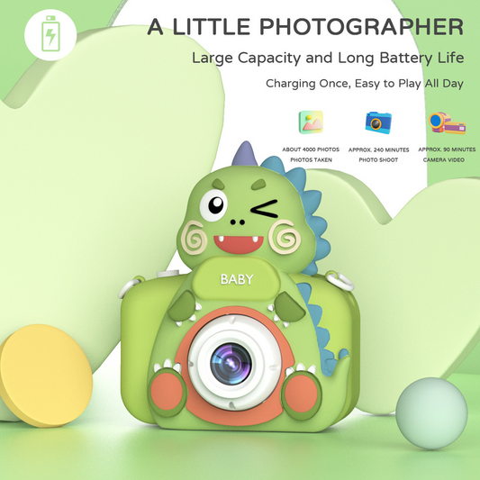 Mini kids Electronic Camera-Dino-Cat-Rabbit-Panda