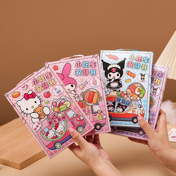 DIY Snack Cart 3D Book Kit – 16 Fun Pieces for Kids