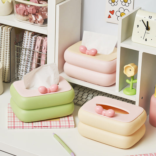 Fantasy design pastel tissue box for bathroom and bedroom décor.